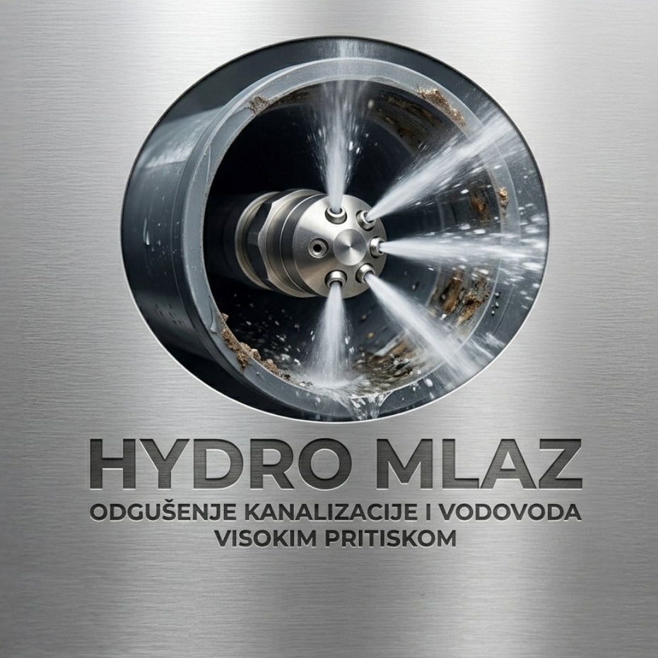 Hidro mlaz - odgušenje kanalizacije i vodovoda visokim pritiskom
